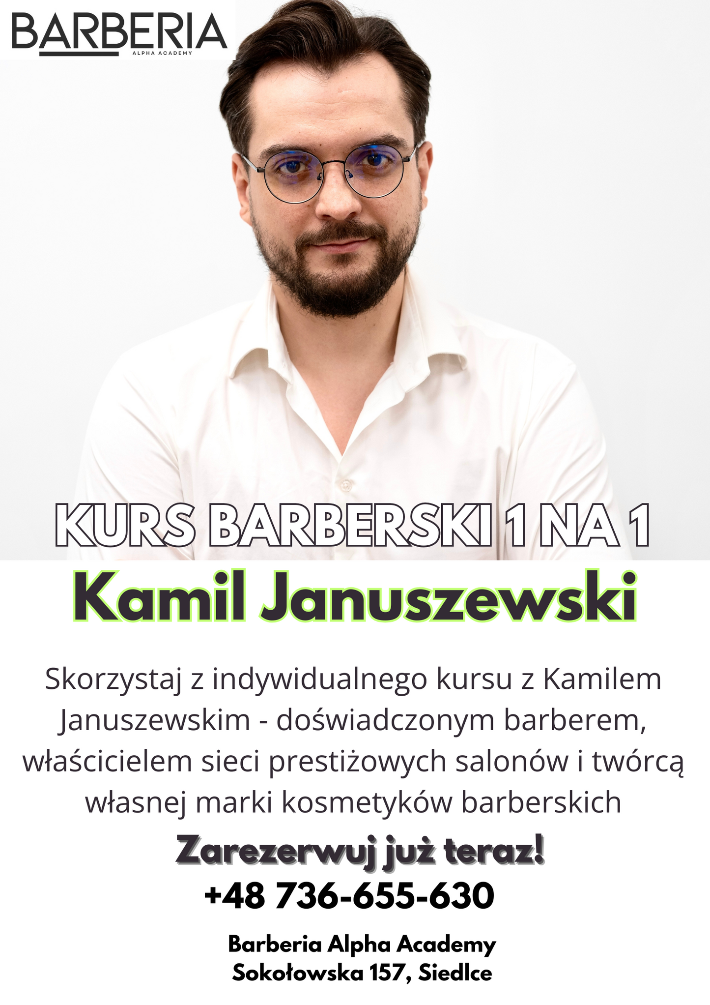 Kurs Barberski 1 na 1 z - Kamil Januszewski